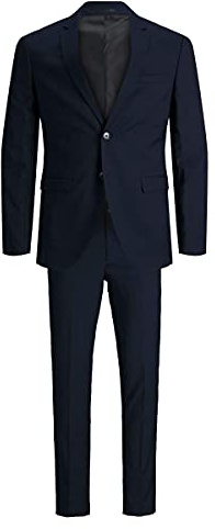 JACK & JONES Herren jprfranco Suit nos Business Anzug Hosen Set, Schwarz, 48 EU
