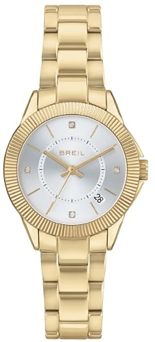 Breil Orologio Collezione Shimmery Movimento Tempo Solo - 3 ore al Quarzo e Chiusura Delegante con Bottoni da Donna
