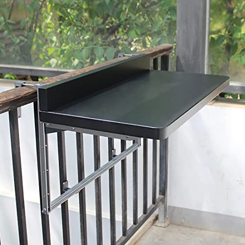 Scrivania Per Balcone, Tavolo Ringhiera Per Balcone Esterno, Tavolo Ringhiera Pieghevole Per Balcone, Tavolo Sospeso Per Ringhiera Per Balcone Tavolo Pieghevole Per Terrazza Per Balcone, Tavolini La