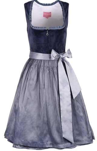 Krüger - Dirndl Joelina (60cm), (415168-060), Größe:42, Farbe:blau (0080)