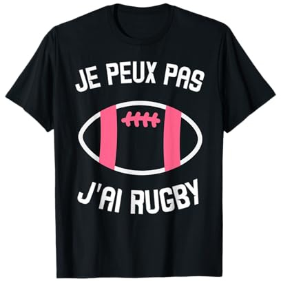 Je Peux Pas J'ai Rugby Femme Cadeau T-Shirt