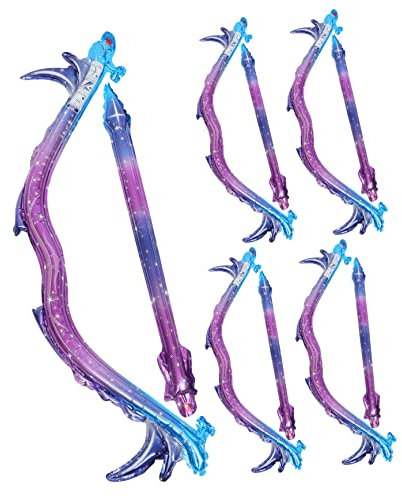 HEMOTON 5 Sets Aluminiumfolie Bogen Ballons Geburtstag Party Dekorationen Pumpe Jungen Und Mädchen Foto Requisiten