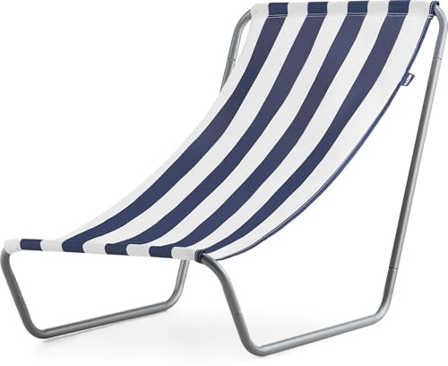 Outtec® Strandstuhl, Strandsessel, Strandkorb - bis 100 kg - mit Tasche - Angelstuhl, Gartenstuhl, Leicht Camping Stuhl für Garten, Balkon, Strand