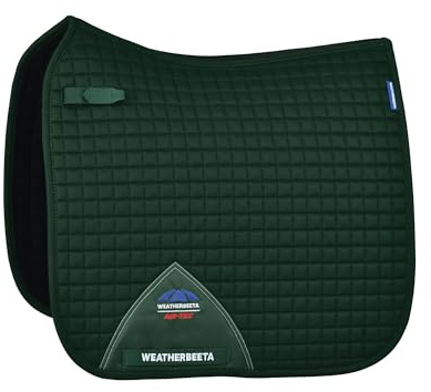 WeatherBeeta Prime Air-Tec Dressage Saddle Pad, Forest Green, Large