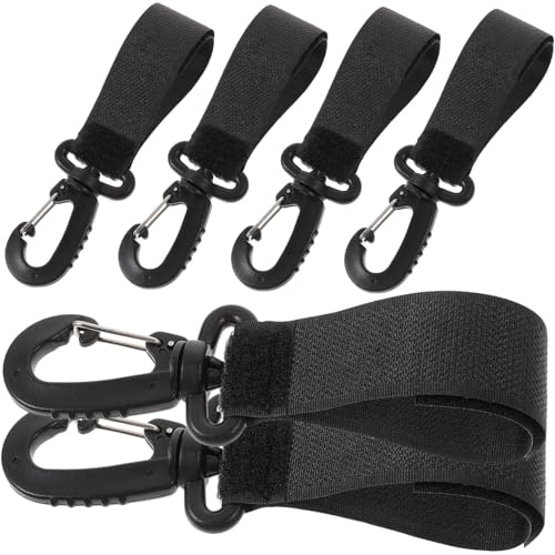 SUPVOX 6pezzi Ganci per Passeggino Organizer per Borse da Viaggio e Borse per Pannolini Clip per Appendere Articoli Adatti Passeggini Biciclette e Rollator Leggeri e Riutilizzabili