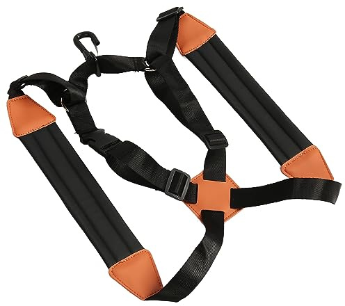 Generic Saxofonsele Rem Justerbar Nackavlastning Bekväm för Baryton Tenor Altsaxofoner PU Läder Nylon 1 Enhet