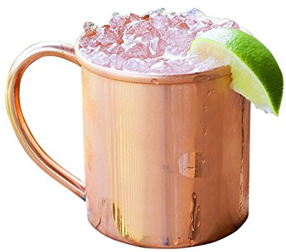 Taza de cobre para mula de Moscú (100 % cobre puro)