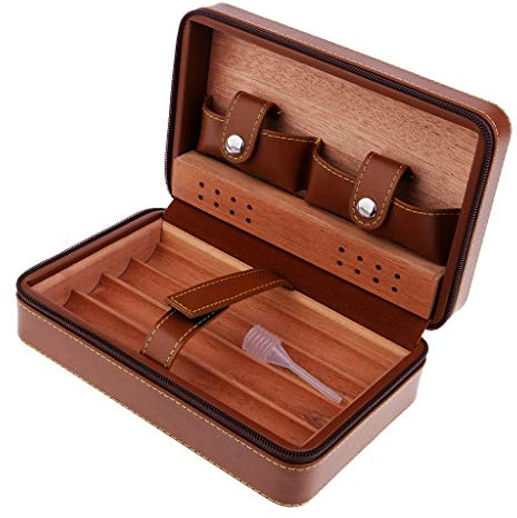 Tubayia Zedernholz Zigarre Humidor Zigarrenetui Zigarrenkiste Reisehumidor Geschenk