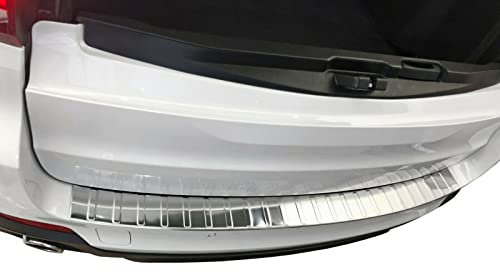 Recambo | Protector de Parachoques trasero | Compatible con BMW X5 F15 | 2013-2018 | Acero Inoxidable Cromado | Protección borde de carga