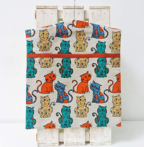 Handmade Linen Cotton Peg Bag Peg Storage Clothespin Bag The Top Cats