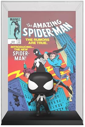 Funko Pop! Comic Cover: Marvel - Amazing Spider-Man #252 - Vinyl-Sammelfigur - Geschenkidee - Offizielle Handelswaren - Spielzeug Für Kinder und Erwachsene - Modellfigur Für Sammler und Display