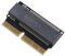 HALJIA M.2 NVME SSD Convert Adapter Replacement Compatible with Macbook Air Pro Retina Mid 2013 2014 2015 2016 2017 AHCI SSD Upgraded Kit for A1465 A1466 A1398 A1502 Gold Finger Card Black