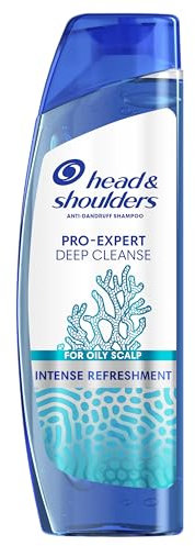 Head & Shoulders Deep Cleanse Scalp Detox Anti-Dandruff Shampoo - With Sea Minerals - Up to 100% Dandruff Free - 300ml