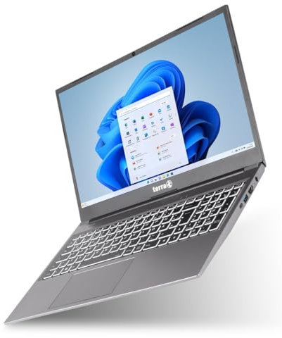 Terra Mobile 1517R Laptop – 15,6 Full HD, Intel Core i3-1215U, 8GB RAM, 500GB SSD, Windows 11 Pro, WiFi 6, HDMI, Business Notebook – Schwarz
