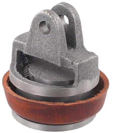 Feeshoppher Garden Water Pump Piston Assembly Garden Hand Pump Piston Cast Iron Piston Type 75 Replacement Kit with Leather Seal for Garden Hand Pump System Manual Water Pump Parts