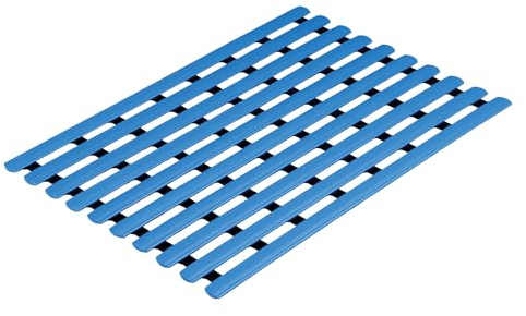 Sport-Thieme Bädermatte Standard | Rutschfester Untergrund | Für Umkleidekabinen Saunabereiche | Einzelmatte | Blau | 5,0 kg/m² | 60x40 cm | Stärke 0,8 cm