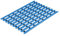 Sport-Thieme Bädermatte Standard | Rutschfester Untergrund | Für Umkleidekabinen Saunabereiche | Einzelmatte | Blau | 5,0 kg/m² | 60x40 cm | Stärke 0,8 cm