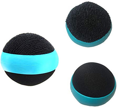 3 Pack Dual Action Touch Screen Glass Cleaner Cleaning Ball for iPad/Tablet/Smart Phone/Laptop/Computer/TV/Monitor Blue