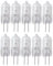 WYLIELAMSH 10 Pezzi G4 6V 35W Lampada Alogena G4 6V 5W 10W 15W 25W Lampadina Inserita Perline Lampada Di Cristallo Lampadina Alogena,35W