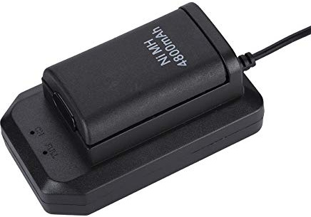 ZASCHMOY Paquete de Batería Recargable 360 ​​de 4800 MAh para el Controlador 360: Energía de Respaldo Confiable y Solución de Carga Rápida con Cable USB y Base