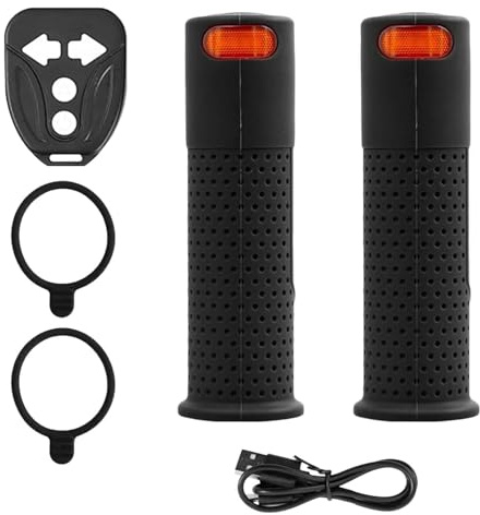 Indicatori di direzione per monopattino, LED di avvertimento con telecomando, luce lampeggiante per monopattino elettrico, uso su bici da strada, montagna, guida notturna, viaggi quotidiani