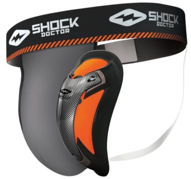 Shock Doctor Ultra Sospensorio in materiale Uomo, Grigio, XXL
