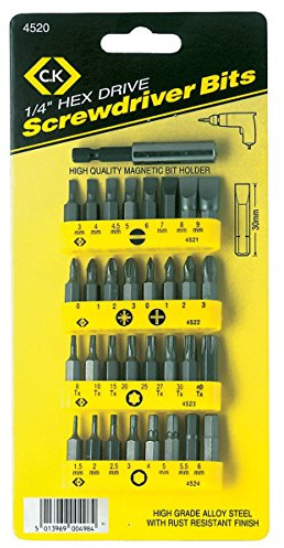 C.K T4520 Jeu d'embouts Argent