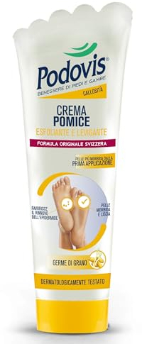 Podovis Crema Pomice, Azione Esfoliante, Pelle Morbida E Levigata, Elimina Le Cellule Morte, 100 Millilitro