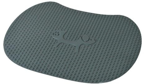 United Pets Paw Pad Tappetino per Lettiera Gatto, di Design, Grigio. Tappetino scendi Lettiera Gatto