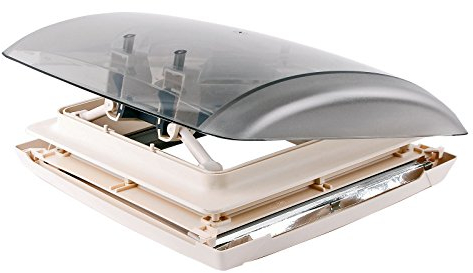 MPK Dachfenster Dachhaube Vision Vent S pro klar 28x28 cm Dachstärke 24-46 mm 27P Dachhaube