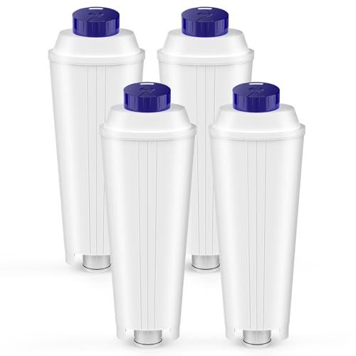 4 Stück Wasserfilter für Delonghi für Delonghi DLSC002 -isinlive Wasserfilterkartuschen TÜV NSF Zertifizierter Kaffeefilter Kompatibel mit Delonghi Kaffeemaschinen ECAM, ESAM, ETAM, EPAM,BCO, EC Serie