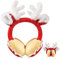 Suuwwn Ohrenschützer Winter,Ohrenschützer Damen Ohrenschützer Kinder Winterwarmen Ohrenwärmer Plüsch Ohrenwärmer für Outdoor Ohrenschützer Kälte Weihnachten Winter Warme Ohrenschützer (Rot)
