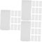 Milisten 60 STK Poolfiltersocken Skimmer-Filtersocken Schwimmbad sieb Poolsocken Pool-Skimmer poolreinigungszubehör Skimmer-Socke Poolzubehör für den Einbaupool Poolskimmer Polyester Weiß