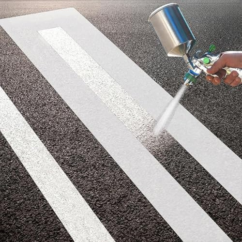 Pochoir de ligne de stationnement 30,5 x 233,5 cm, pliable et réutilisable, pour peinture sur béton asphalte, parking et lignes de trottoir, le marquage routier, Silicone Pochoir de Ligne de Parking