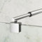 Stabilisierungsstange Feststab Teleskopstange einstellbar 73-123cm, verwendet für Duschwand Glaswand begehbare Stabilisierungsstange Glasstärke 6mm-10mm，Rund Haltestange Silber