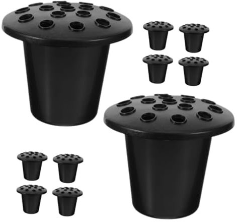 Kisangel Lot de 10 Vases Décoratifs Résistants Aux Intempéries pour Cérémonies Funéraires