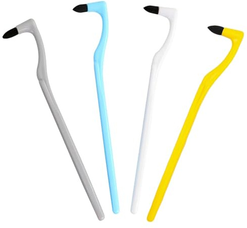 KNUIUYY 4 Pack Tartar Remover, Teeth Cleaning Plaque Removal, Professional Tooth Stain Eraser, Teeth Polishing Kit, Whitening Dental Tool for Teeths Removing Plaque & Stain
