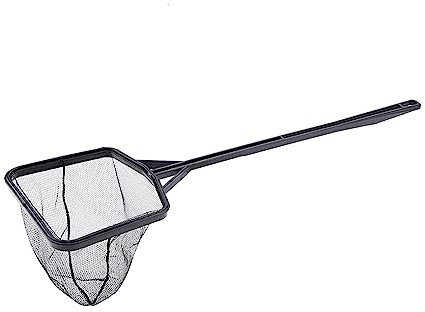 Dioche Akvarienät Akvarium Aquariumfisknät - Lättviktsfisknät i Nylon för Akvarium - Mjukt Material Utformat för Att Fånga små Fiskar - Rymmer Upp Till 500 G - Bekväm Upphängning (M)