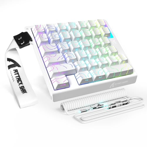 ATTACK SHARK M36 HE One-Handed Hall Effect Gaming Keyboard, 8KHz, 0.01mm RT