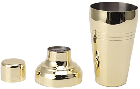 Restokki rostfritt stål cocktailshaker mixer drink shaker för hembartending 510 ml (Guld)