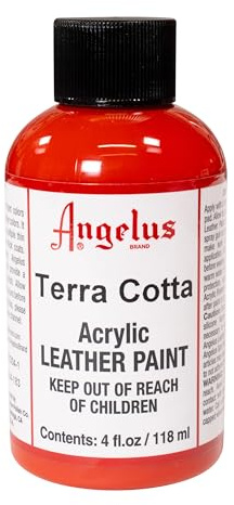 Angelus Leather Paint 4 Oz Terra Cotta Red