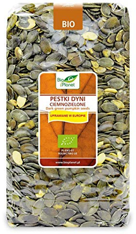 Graines de citrouille vert foncé (cultivées en Europe) BIO 1 kg - BIO PLANET
