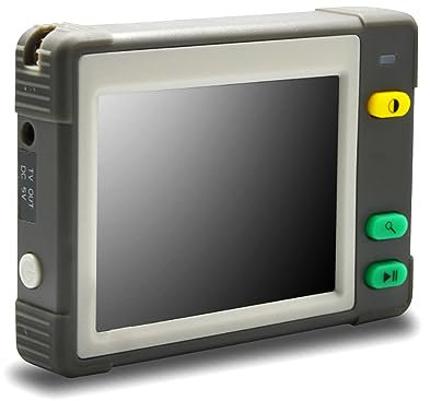 Loupe Numérique Portable, Aide À La Lecture Basse Vision 3,5 Pouces 5-9,5X avec Écran LCD, Aides Visuelles Électroniques Portables, pour Malvoyants Et Personnes Âgées Malvoyantes