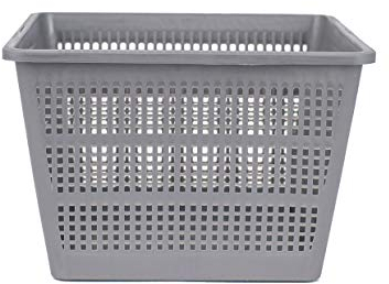 Iflo Lot de 5 paniers à plantes aquatiques - 25 x 25 x 18 cm - Convient pour les plantes d'étang telles que les nénuphars, le plastique, le panier de plantes d'étang, les étangs de jardin