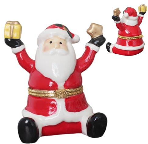 Weihnachtsmann-Figur, Weihnachtsdekoration, Tischstatue, Weihnachtsfigur, Weihnachtsmann-Dekoration, Weihnachtsbox, Schmuck, Schlüssel, Zubehör, Weihnachten