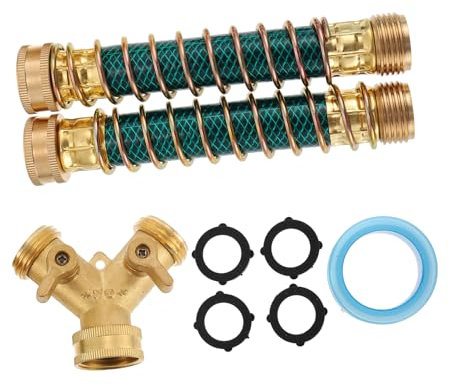 MERRYHAPY Y Förmiger Gartenschlauch Verteiler 2 Wege Wasserhahn Adapter Schlauchanschluss Für Gartenbewässerung Hochwertiger Hose Splitter Für Effiziente Wasserverteilung
