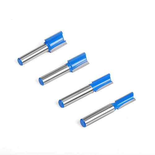 High Efficiency 8mm Shank Double Edged Milling Cutter Set for Wood Metal Grooving Tasks Accurate Cutting Smooth Grooves Furniture Making Router Bit