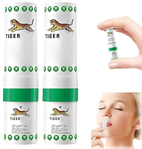 VRYNDH 2 Pezzo Inalatore Nasale per Aromaterapia - Strumento per Respirazione e Benessere - Supporto per Concentrazione - Uso con Oli Essenziali