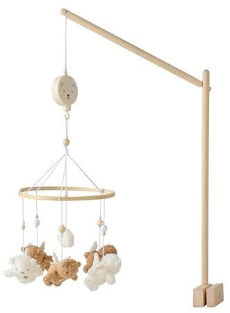 VERTBAUDET Mobile Musical Ours Bébé Bois beige TU