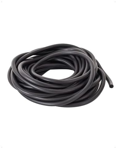KONFEN Cordón De Sellado Redondo De Goma Para Puerta EPDM 5mm 10m Junta De Estanqueidad Maciza Tira De Caucho Denso Resistente Al Agua Ventanas Armarios